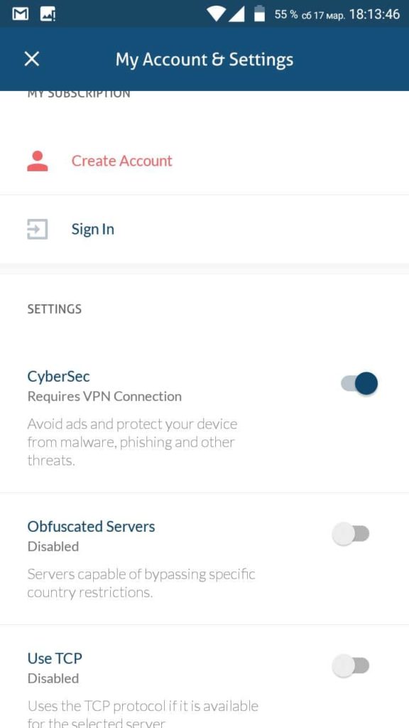 NordVPN-android-settings