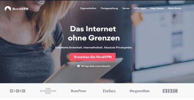 NordVPN - Beste VPN-Anbieter für Deutschland