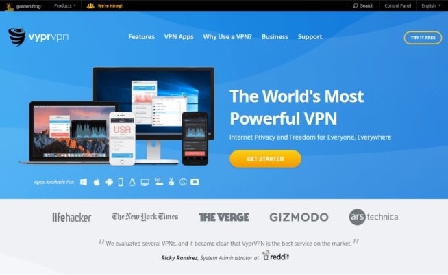 VyprVPN Hulu VPN