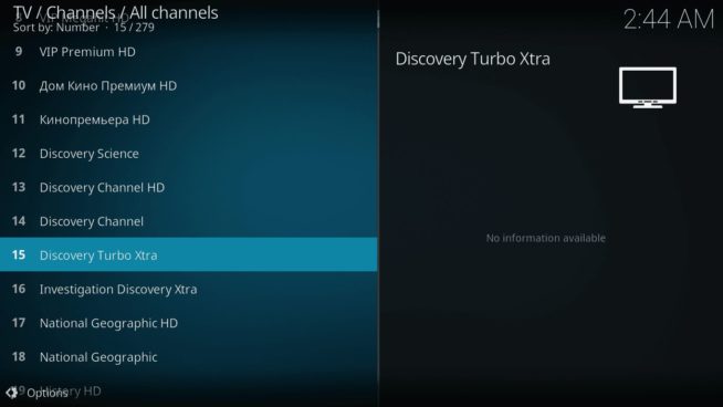 Kodi iptv channels