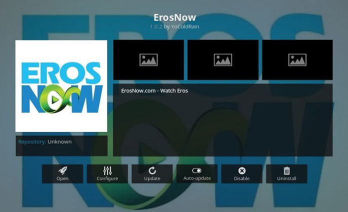 ErosNow kodi addon