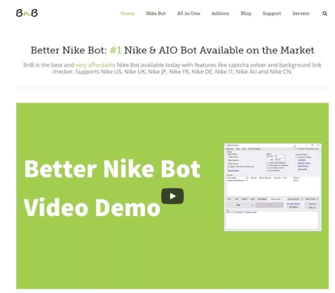 Better Nike Bot (BNB)