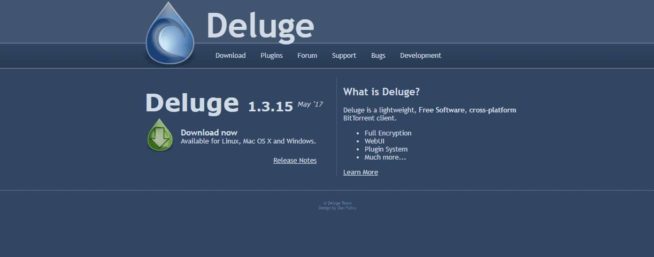 Best Torrent Clients for Mac - Deluge for Mac