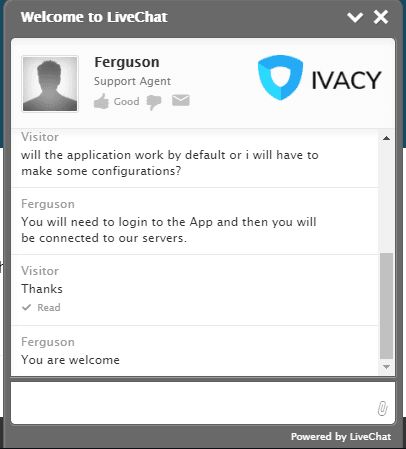 Ivacy VPN - support 2