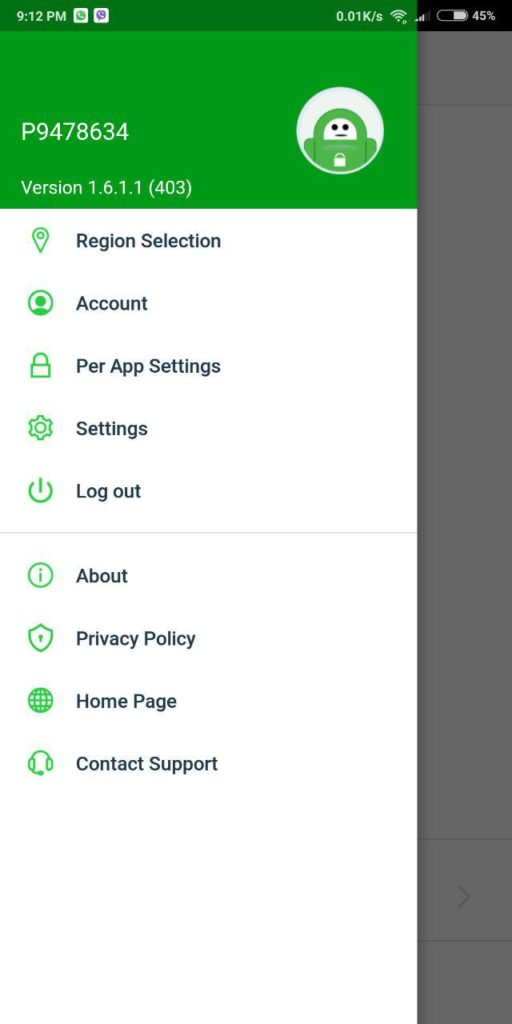 Private Internet Access - android 3