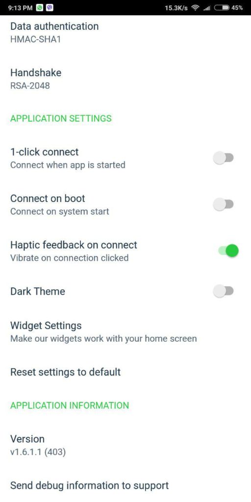 Private Internet Access - android 6