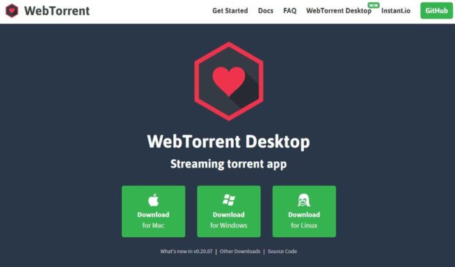 Best Torrent Clients for Mac - WebTorrent Desktop for Mac