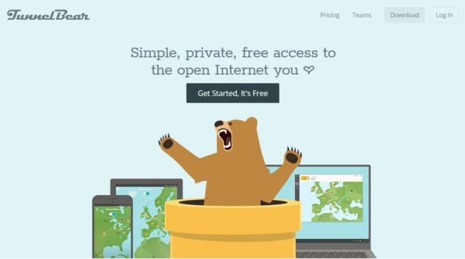 Tunnelbear Free VPN