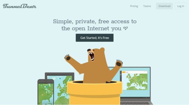 01 Tunnelbear Free VPN