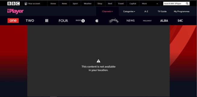 Windscribe on BBC iPlayer