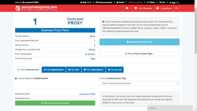 13 your private proxy proxy info