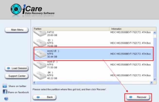 iCare Data Recovery for Windows