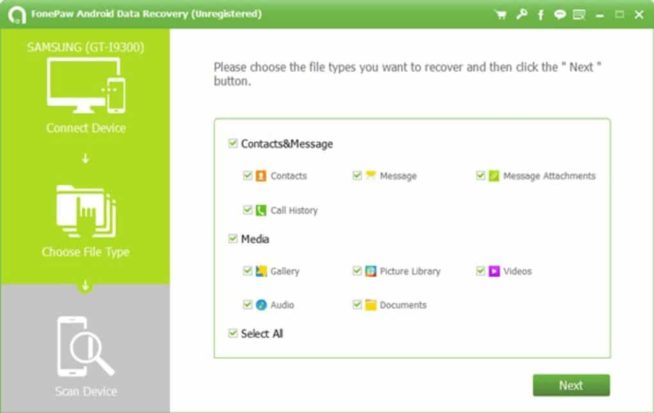 FonePaw Android Data Recovery for Windows & Mac