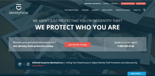 IdentityForce Identity-Theft Protection Service
