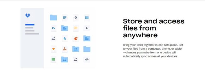 03 dropbox store files