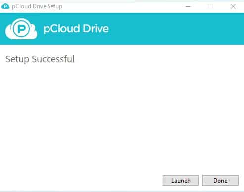 11 pcloud drive ended setup
