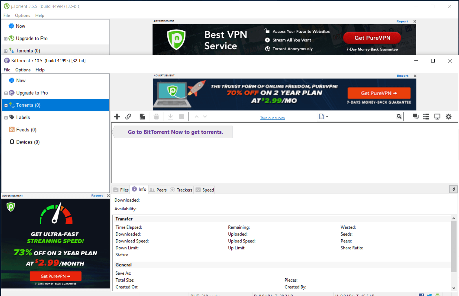 bittorent vs utorrent bittorent vs utorrent