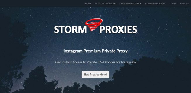 Storm Proxies IP scrambler