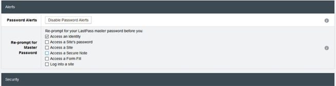 10 LastPass Security Reprompt for Password