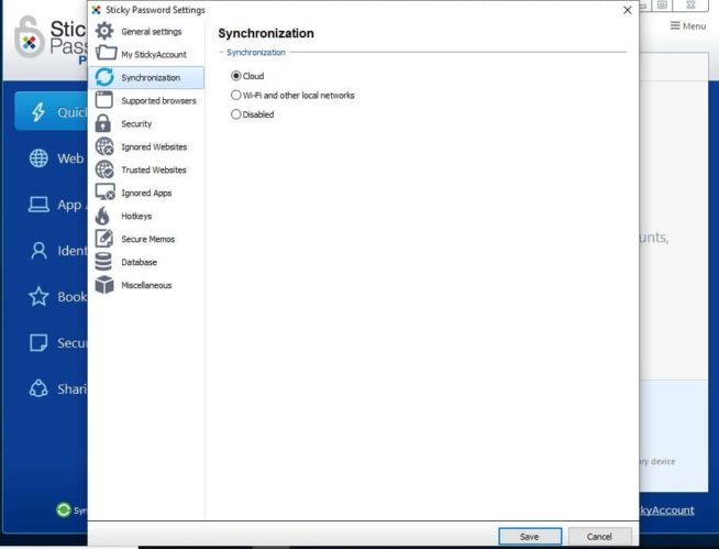 13 Sticky Password desktop settings 3