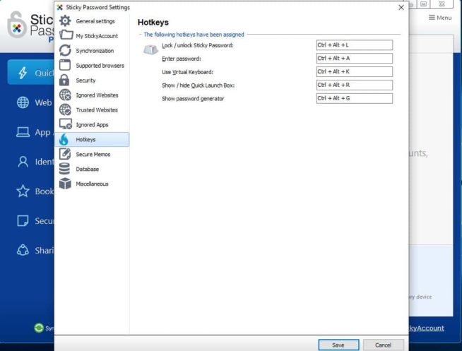 16 Sticky Password desktop settings 6