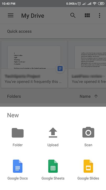 19 Google Drive Mobile App Upload Files