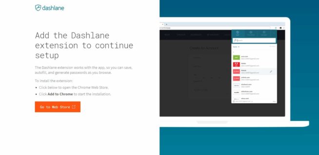 2.dashlane Extension Installation