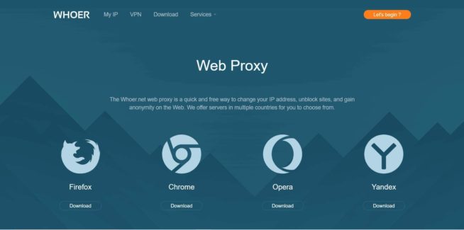 anonymous proxy list web