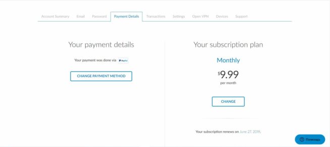 22 zenmate payment details