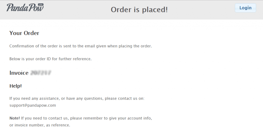 06 pandapow order confirmation