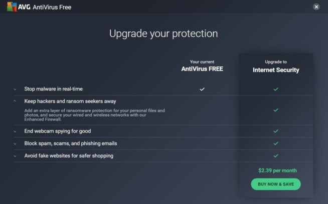 9 avg upgrade