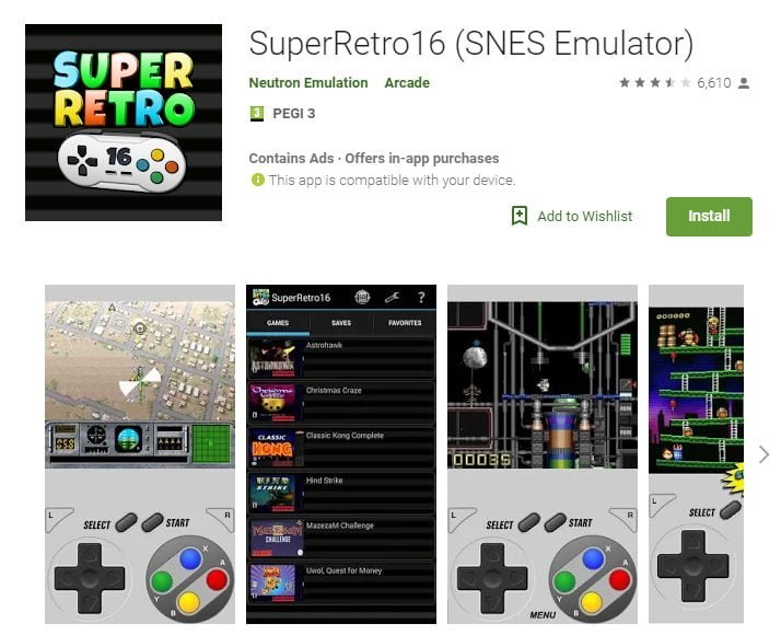 snes emulators for android