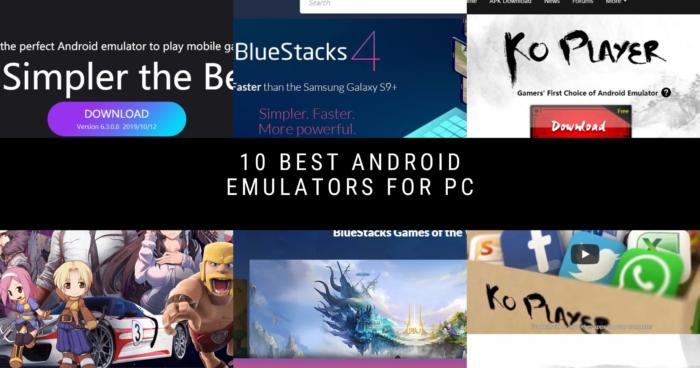 Best Android Emulators for PC