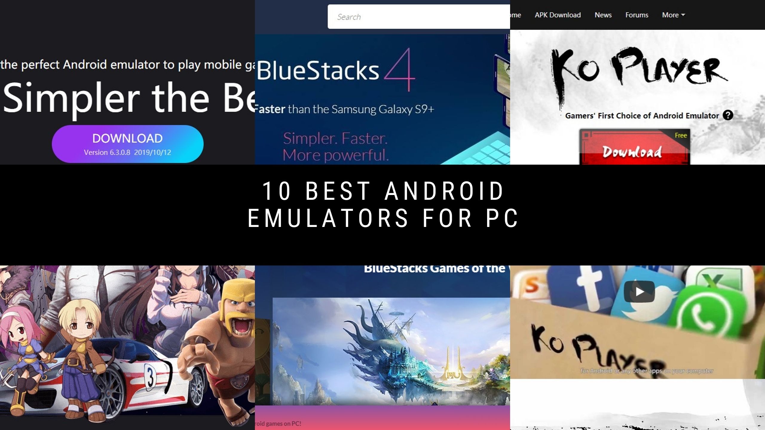 Best Android Emulators for PC