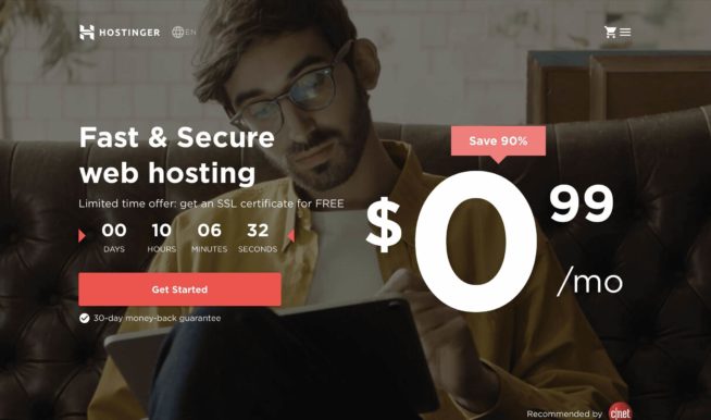 8 Fastest WordPress Hosting - hostinger