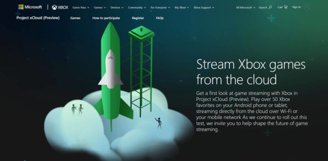 Project xCloud cloud gaming-tjänst