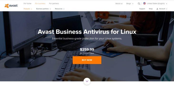 Avast Business Antivirus for Linux