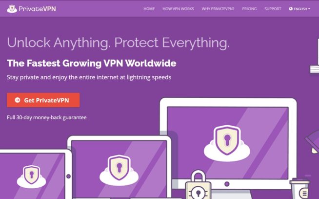 PrivateVPN switzerland VPN