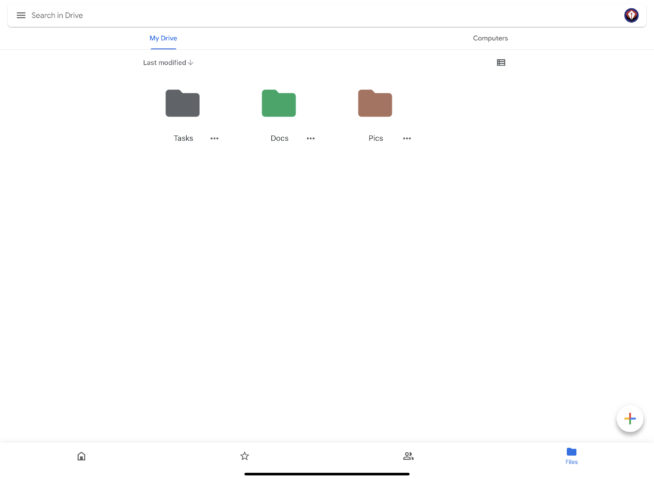 Google Drive Cloud Storage app for iPhone