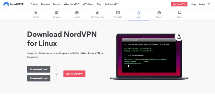 install nordvpn linux