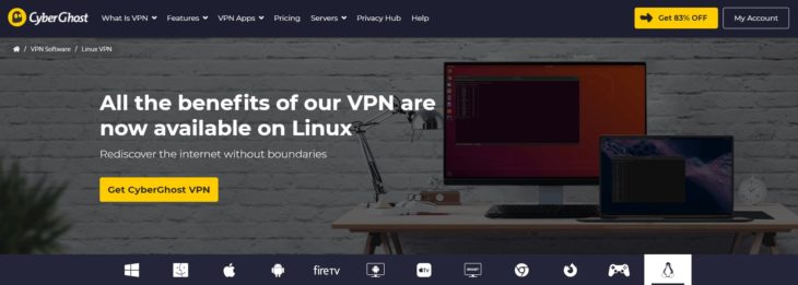 CyberGhost Linux Ubuntu VPN