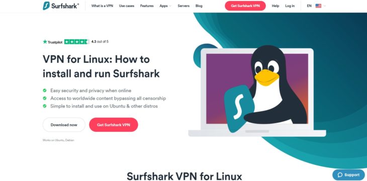 Surfshark Linux Ubuntu VPN