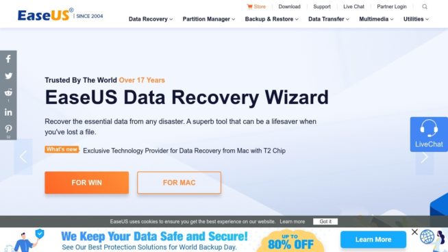 easeus data recovery wizard