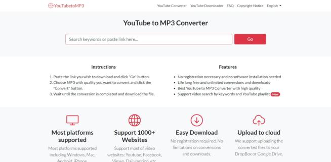 YoutubetoMP3 YouTube to MP3 Converter