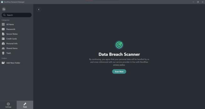 NordPass Data Breach Scanner