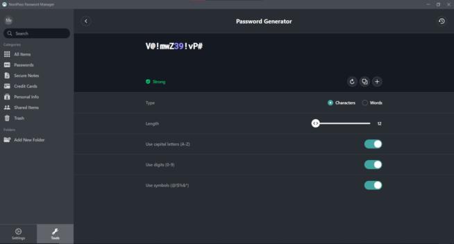 NordPass Password Generator