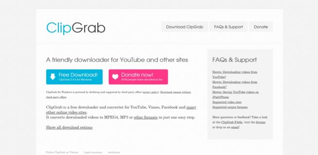 Clipgrab YouTube to MP3 Converter