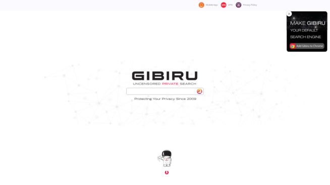 gibiru private search engine