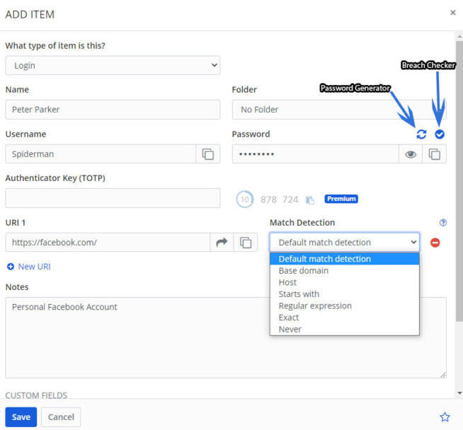 login web interface bitwarden