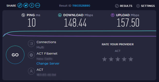 mega cloud speedtest